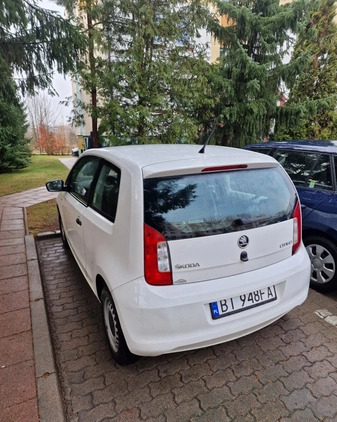 Skoda Citigo cena 10500 przebieg: 267000, rok produkcji 2015 z Białystok małe 16